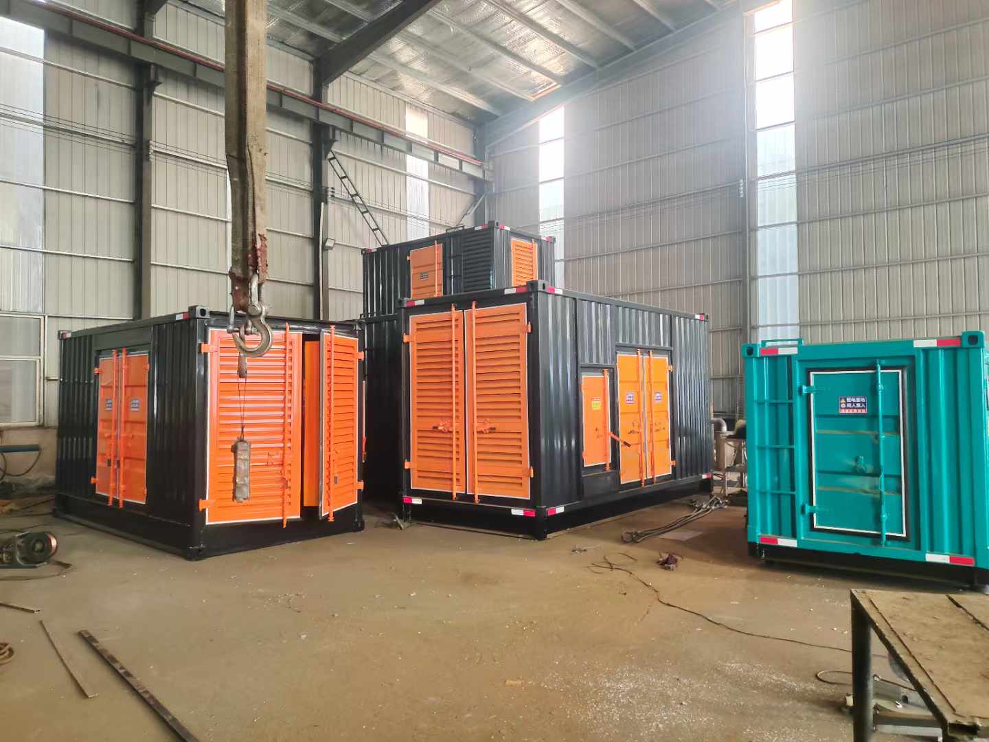 海兴500kw柴油发电机组可以带动多少功率设备？